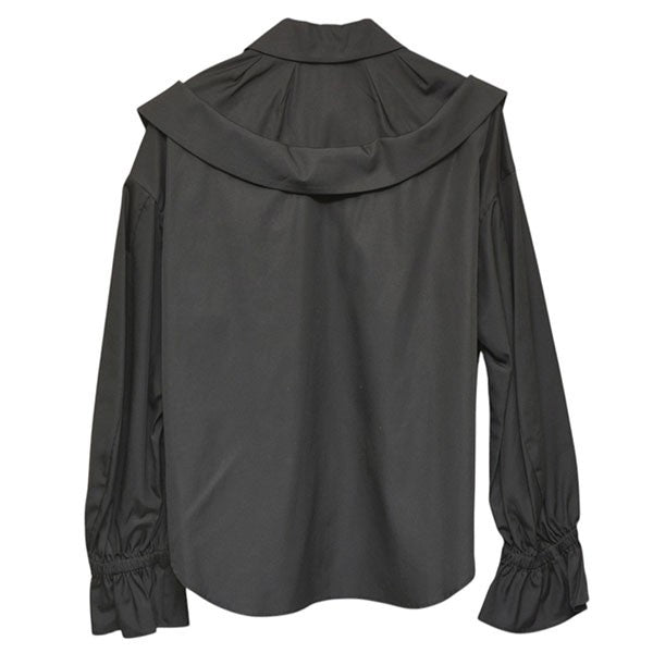 noir kei ninomiya 2025AW 綿ブロードボリュームカラーブラウス デザインシャツ 3P-B006 古着・中古-2枚目のアイテム画像