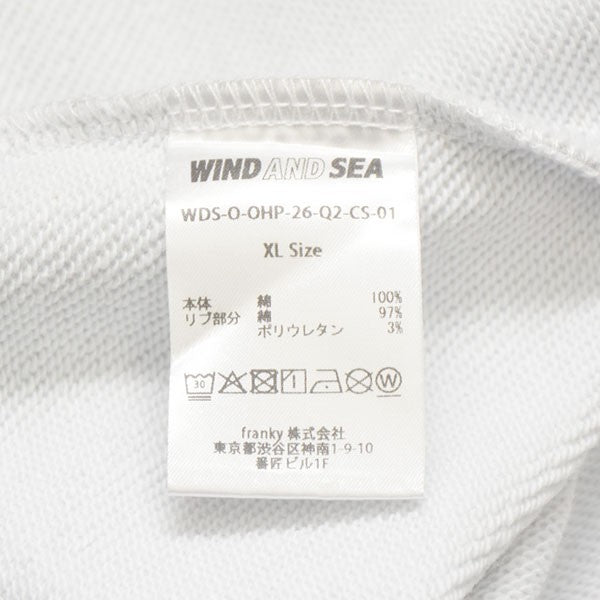 WIND AND SEA OG SEA LOGO HOODIE SWEATSHIRT ロゴプリントプルオーバーパーカー スウェット WDS-O-OHP-26-Q2-CS-01 古着・中古-7枚目のアイテム画像