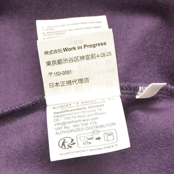 CarHartt HOODED EMERSON SWEATSHIRT ロゴプリントプルオーバースウェットパーカー A252025．889．XX．03 古着・中古-6枚目のアイテム画像