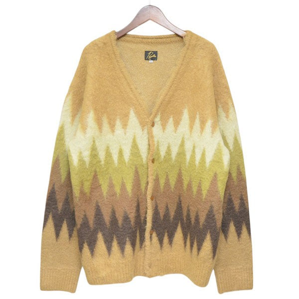 Needles 2022AW Mohair Cardigan - Zigzag モヘアカーディガン LQ274 古着・中古-1枚目のアイテム画像