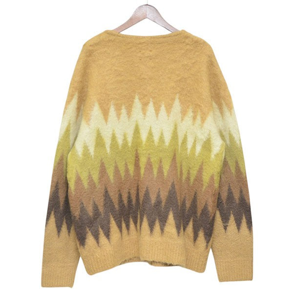Needles 2022AW Mohair Cardigan - Zigzag モヘアカーディガン LQ274 古着・中古-2枚目のアイテム画像