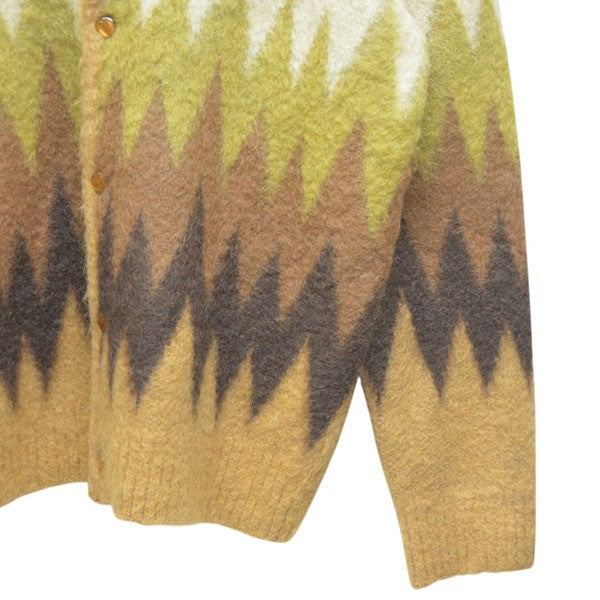 Needles 2022AW Mohair Cardigan - Zigzag モヘアカーディガン LQ274 古着・中古-4枚目のアイテム画像