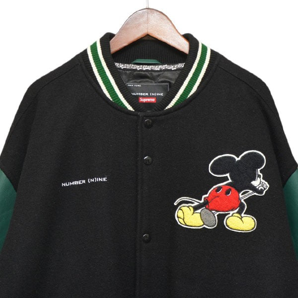 Supreme×NUMBER (N)INE 2025AW Mickey Mouse Varsity Jacket ミッキーマウススタジャン ジャケット ブルゾン 古着・中古-4枚目のアイテム画像