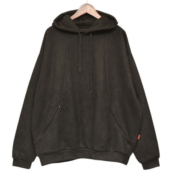 TIGHTBOOTH PRODUCTION 2025AW SUEDE HOODIE フェイクスウェードパーカー フェイクレザー FW25-SW06 古着・中古-1枚目のアイテム画像