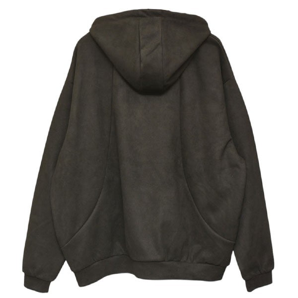 TIGHTBOOTH PRODUCTION 2025AW SUEDE HOODIE フェイクスウェードパーカー フェイクレザー FW25-SW06 古着・中古-2枚目のアイテム画像