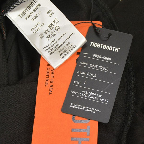 TIGHTBOOTH PRODUCTION 2025AW SUEDE HOODIE フェイクスウェードパーカー フェイクレザー FW25-SW06 古着・中古-6枚目のアイテム画像
