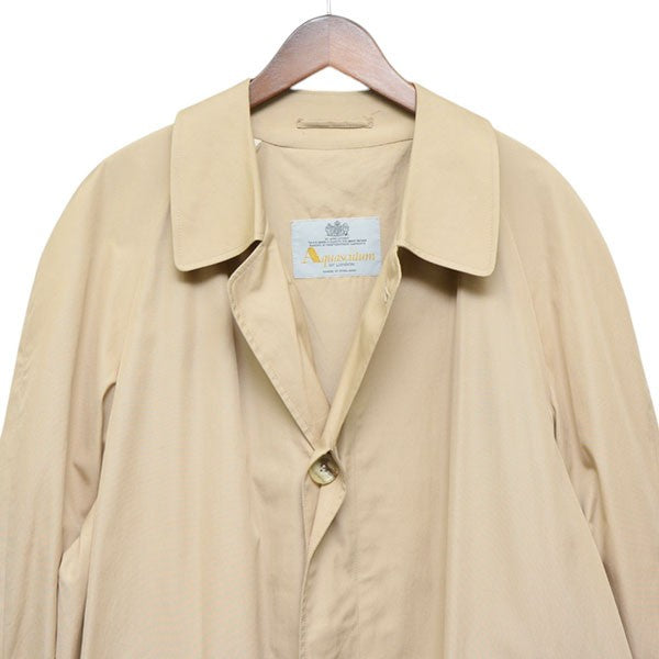 Aquascutum ラグランステンカラーコート 古着・中古-4枚目のアイテム画像