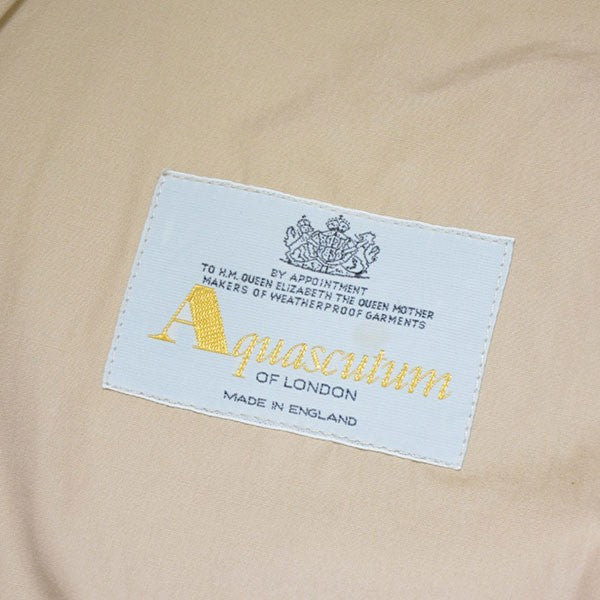 Aquascutum ラグランステンカラーコート 古着・中古-6枚目のアイテム画像