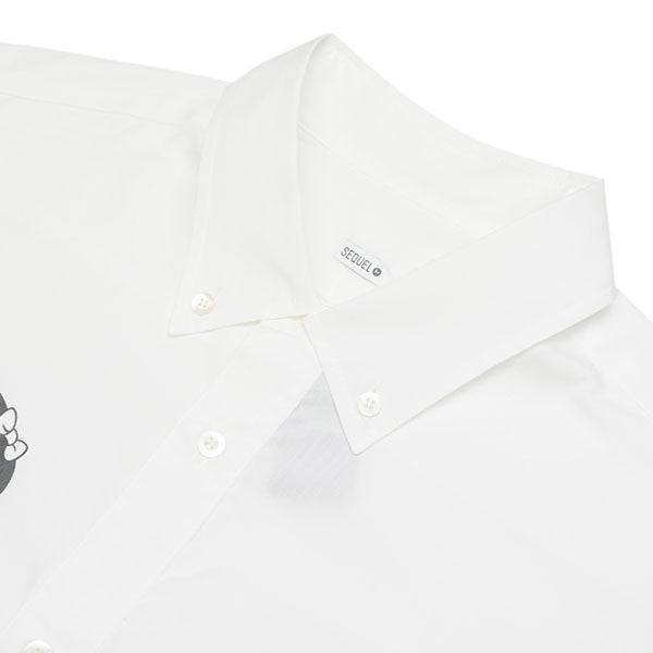 SEQUEL×Disney 2024AW BIG SIZE SHIRT 白雪姫プリントボタンダウンシャツ オーバーサイズシャツ SQ-24SQ-SWSH-01 古着・中古-3枚目のアイテム画像