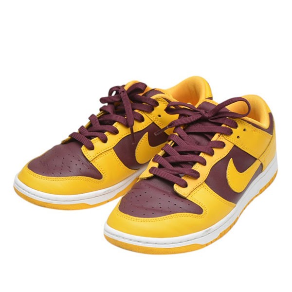 NIKE Dunk Low Retro University Gold and Deep Maroon スニーカー ダンクロー DD1391-702 古着・中古-1枚目のアイテム画像