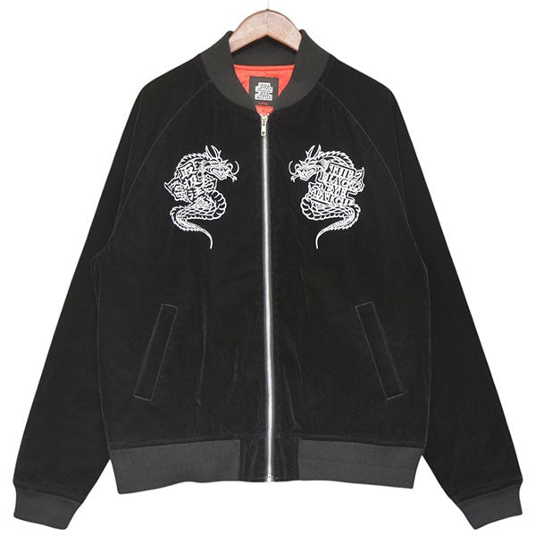 THE BLACK EYE PATCH Dragon Velour Jacket ベロアジャケット スカジャン ブルゾン 古着・中古-1枚目のアイテム画像
