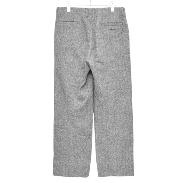 th products 2023AW QUINN Wide Tailored Pants クイーンワイドテーラードスラックスパンツ 2302-P01-M201 古着・中古-2枚目のアイテム画像