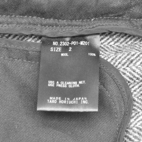 th products 2023AW QUINN Wide Tailored Pants クイーンワイドテーラードスラックスパンツ 2302-P01-M201 古着・中古-8枚目のアイテム画像