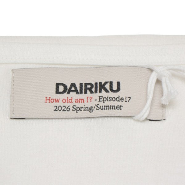 DAIRIKU 2026SS Waist Studs Wide-Neck Tee ワイドネックTシャツ 26SS C6 古着・中古-6枚目のアイテム画像