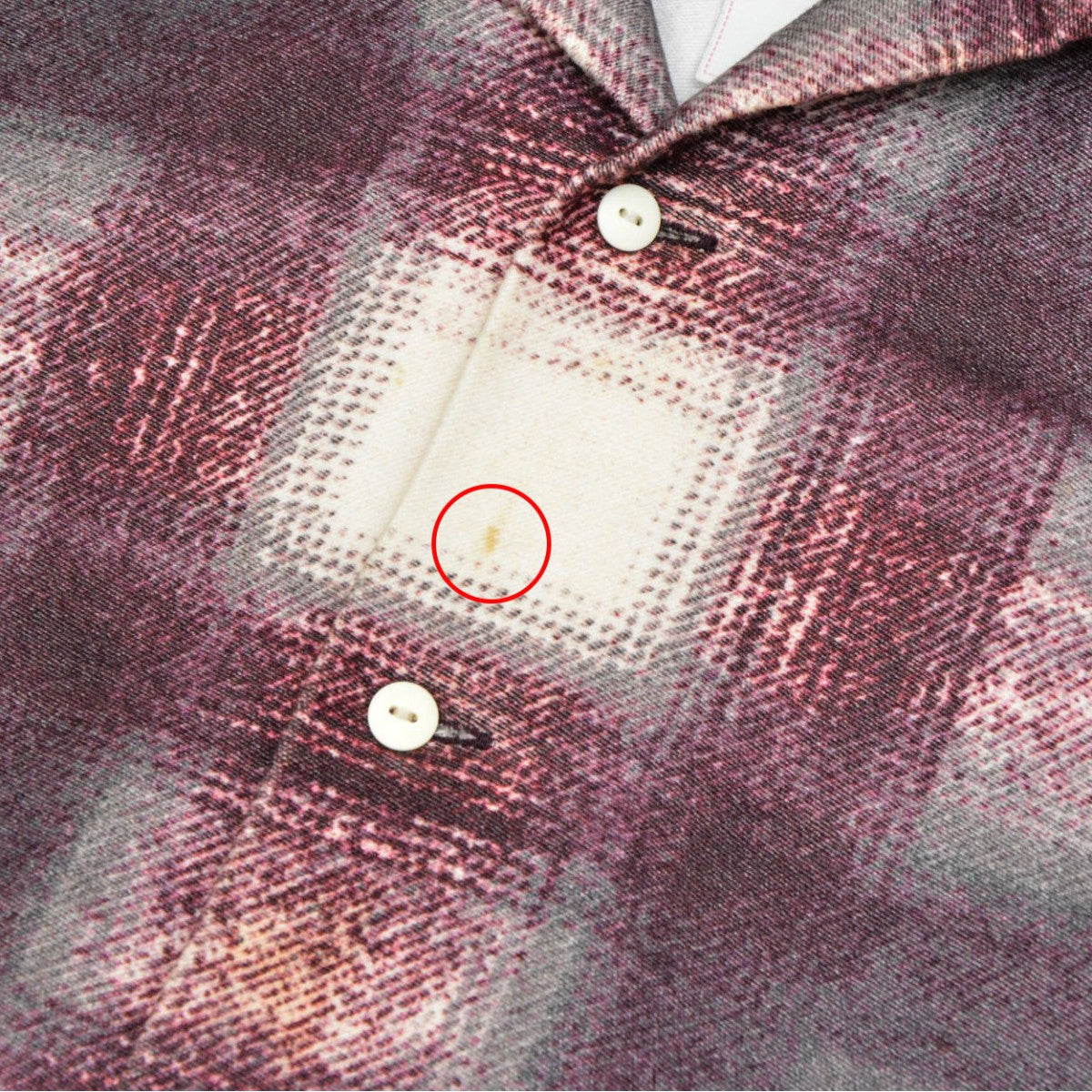 ALONE Printed Flannel Shirt プリントチェックフランネルシャツ 古着・中古-6枚目のアイテム画像