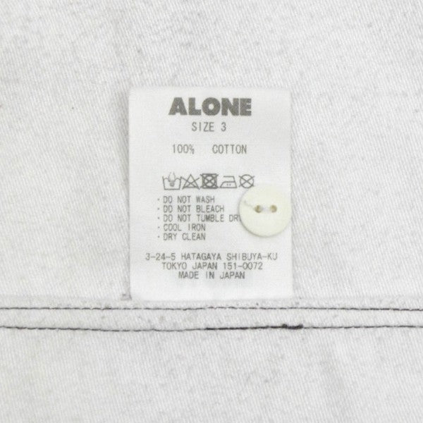 ALONE Printed Flannel Shirt プリントチェックフランネルシャツ 古着・中古-8枚目のアイテム画像