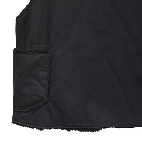 Engineered Garments 2019AW リバーシブルボアオーバーイズベスト 古着・中古-7枚目のアイテム画像