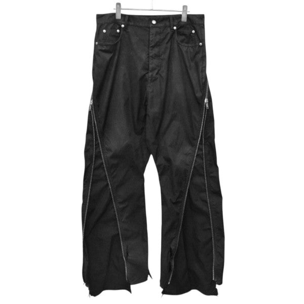 RICK OWENS 2023SS BOLAN BANANA ボランバナナパンツ ジップワイドフレアトラウザー RU01C4343-TF 古着・中古-1枚目のアイテム画像