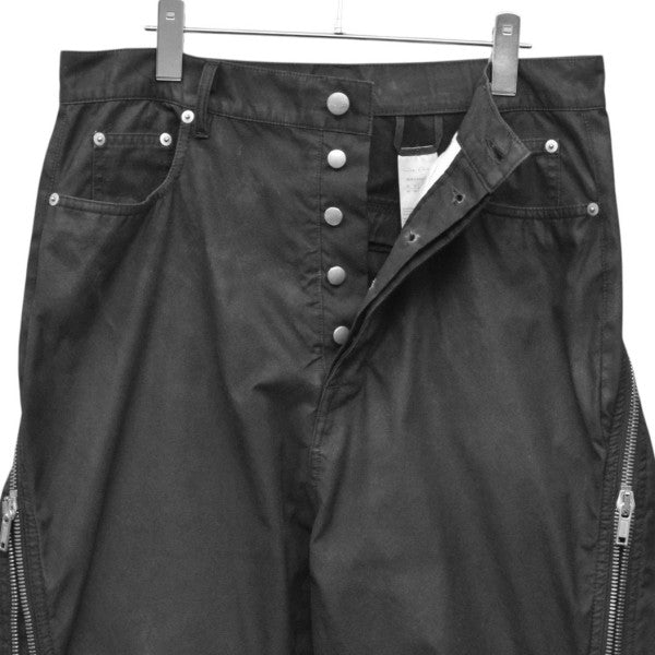 RICK OWENS 2023SS BOLAN BANANA ボランバナナパンツ ジップワイドフレアトラウザー RU01C4343-TF 古着・中古-3枚目のアイテム画像