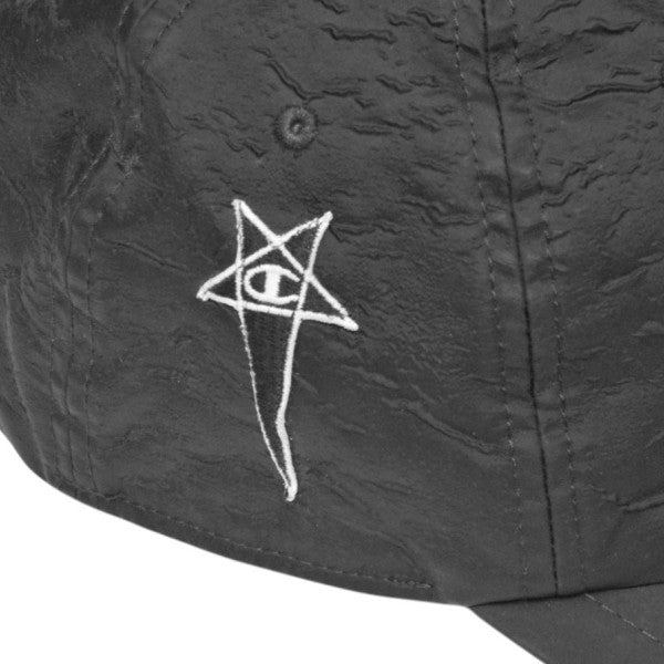RICK OWENS×Champion Pentagram Logo Patch Baseball Cap ペンタグラム