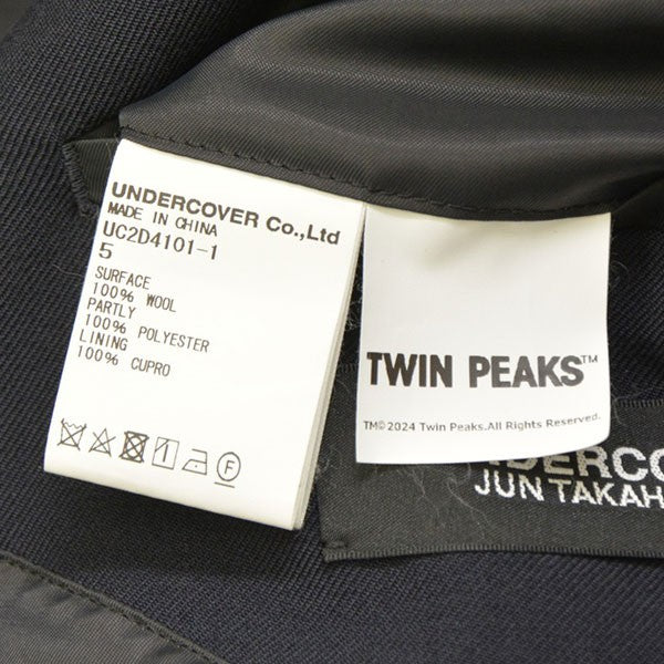 UNDERCOVER 2024AW Twin Peaks Patch Jacket テーラードジャケット UC2D4101-1 古着・中古-8枚目のアイテム画像