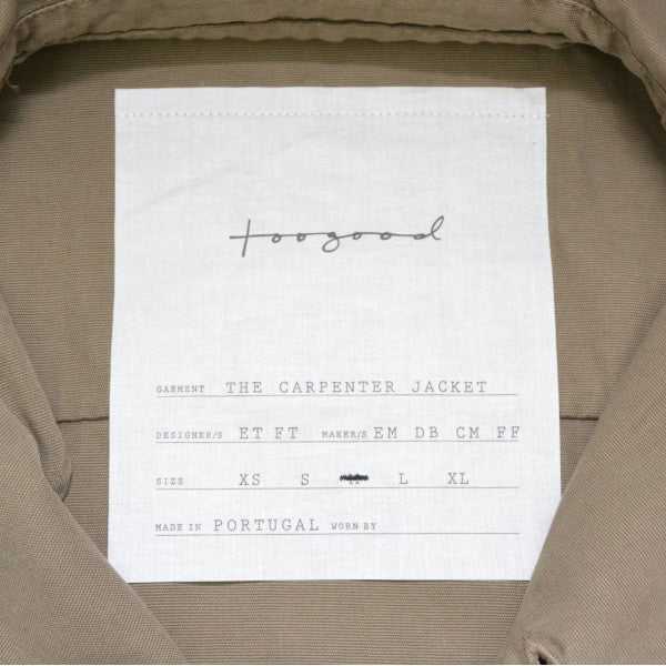 toogood THE CARPENTER JACKET カーペンタージャケット 古着・中古-6枚目のアイテム画像