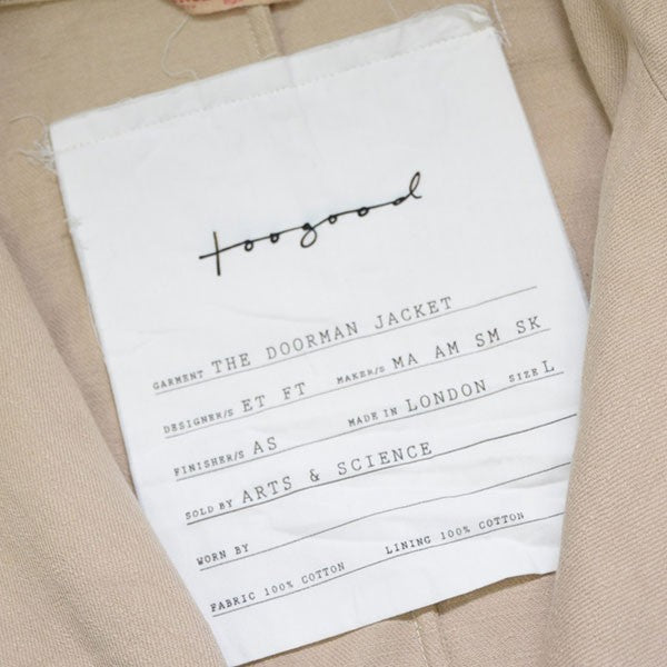toogood×ARTS＆SCIENCE THE DOORMAN JACKET ドアマンジャケット 古着・中古-10枚目のアイテム画像
