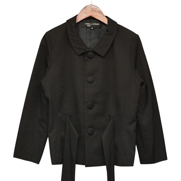 COMME des GARCONS NOIR 1990SS ウールギャバジンショートジャケット AJ-11006M 古着・中古-1枚目のアイテム画像