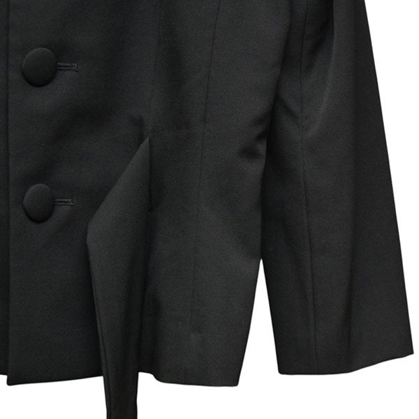 COMME des GARCONS NOIR 1990SS ウールギャバジンショートジャケット AJ-11006M 古着・中古-4枚目のアイテム画像