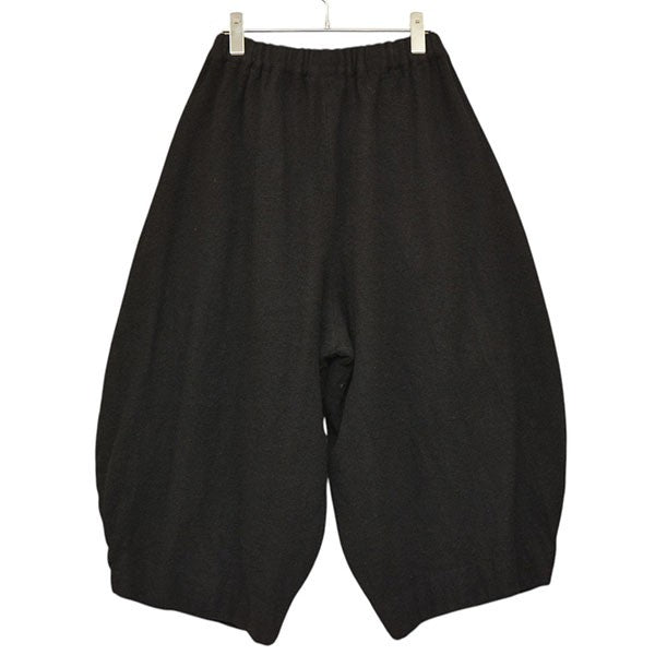 BLACK COMME des GARCONS 2022AW ウール縮絨バルーンパンツ 1J-P018 古着・中古-2枚目のアイテム画像