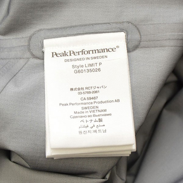 Peak Performance Limit Pants GORE-TEX シェルパンツ G60135026 古着・中古-9枚目のアイテム画像