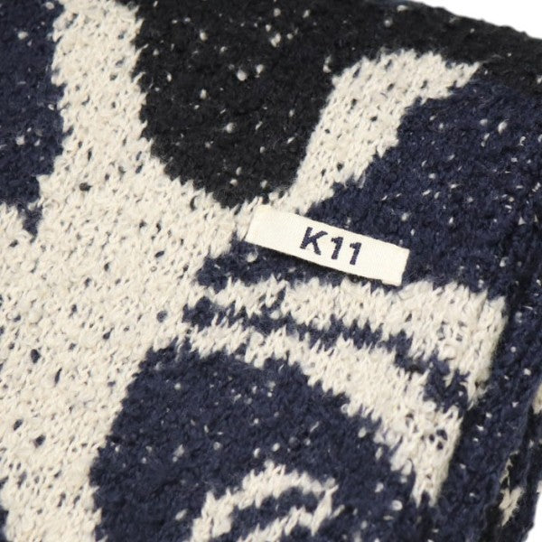 2024AW　Intarsia-knit muffler　総柄マフラー