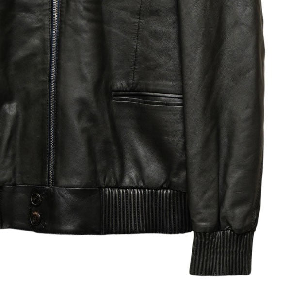 Paul Smith ファーストライン ハイネック ラムレザージャケット レザーブルゾン PM-MN-35127 古着・中古-5枚目のアイテム画像