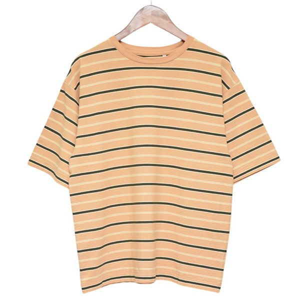 KAPTAIN SUNSHINE Hard Twisted Border Jersey SS Tee ボーダーTシャツ KSWT24SCS01 古着・中古-1枚目のアイテム画像