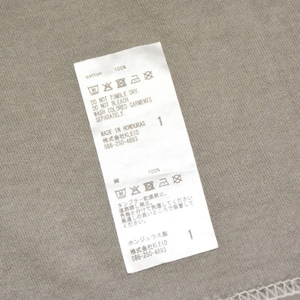 ANCELLM 2025AW MASSAGE LS T-SHIRT メッセージプリントロングスリーブTシャツ 古着・中古-6枚目のアイテム画像