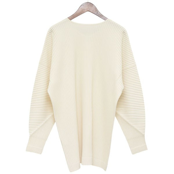 HOMME PLISSE ISSEY MIYAKE プリーツロングスリーブTシャツ 古着・中古-2枚目のアイテム画像