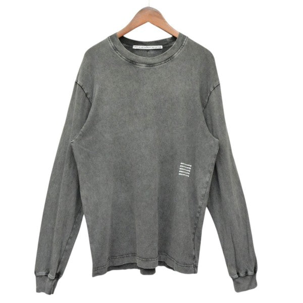 ALEXANDER WANG ハイツイストジャージーアシッドウォッシュ 長袖Tシャツ 古着・中古-1枚目のアイテム画像