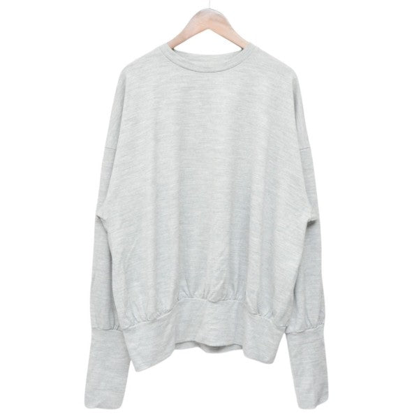 barbell object 2024AW wool ls top セーター bo-24a-c03 古着・中古-1枚目のアイテム画像
