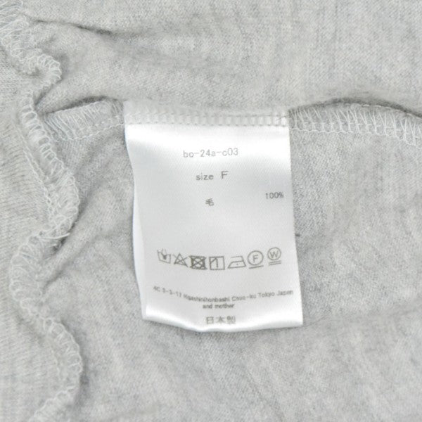 barbell object 2024AW wool ls top セーター bo-24a-c03 古着・中古-6枚目のアイテム画像