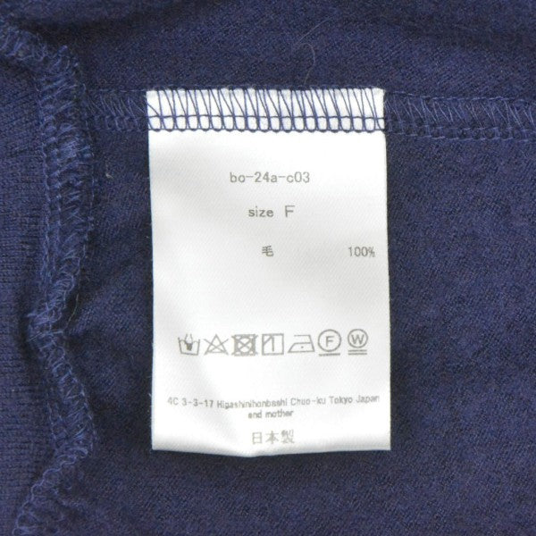 barbell object 2024AW wool ls top セーター bo-24a-c03 古着・中古-6枚目のアイテム画像