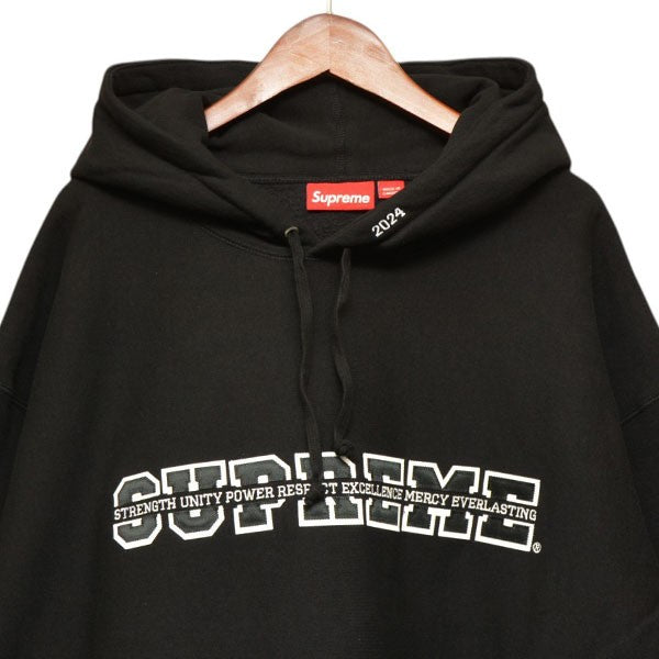 Supreme 2024AW Collegiate Acronym Hooded Sweatshirt プルオーバースウェットパーカー 古着・中古-3枚目のアイテム画像