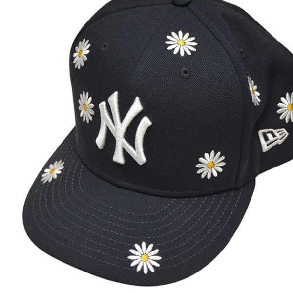 New Era 59FIFTY Flower Embroidery New York Yankees フラワー刺繍ニューヨークヤンキースキャップ 14109889 古着・中古-4枚目のアイテム画像