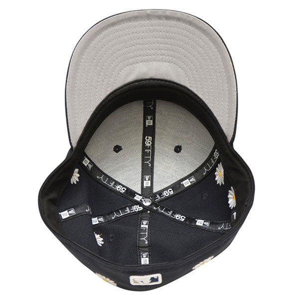 New Era 59FIFTY Flower Embroidery New York Yankees フラワー刺繍ニューヨークヤンキースキャップ 14109889 古着・中古-5枚目のアイテム画像