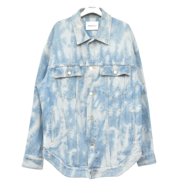 AMBUSH 2020AW ダメージ加工デニムジャケット Ｇジャン BMYE001F20DEN001 古着・中古-1枚目のアイテム画像