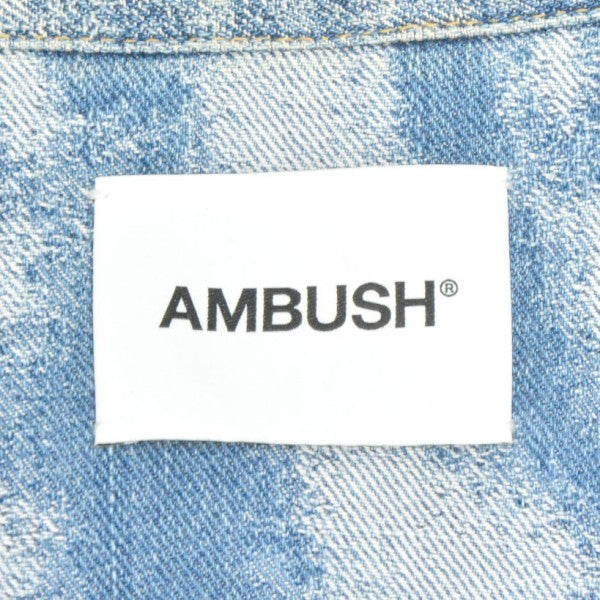 AMBUSH 2020AW ダメージ加工デニムジャケット Ｇジャン BMYE001F20DEN001 古着・中古-6枚目のアイテム画像