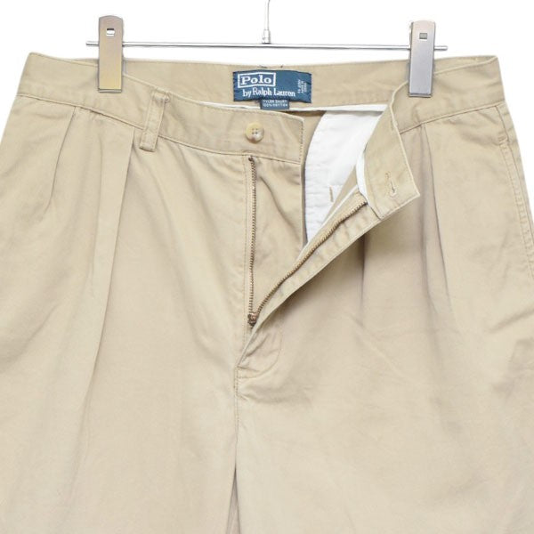 POLO RALPH LAUREN TYLER SHORT タックショートパンツ 古着・中古-3枚目のアイテム画像