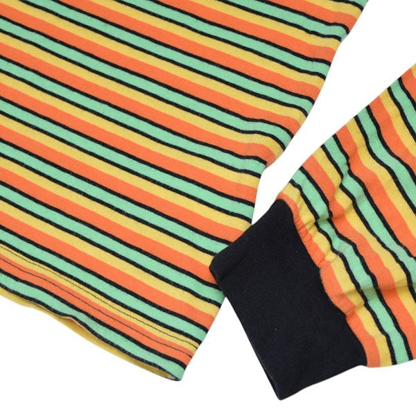 ARIES Striped Pocket LS Tee マルチボーダーロングスリーブTシャツ 古着・中古-5枚目のアイテム画像