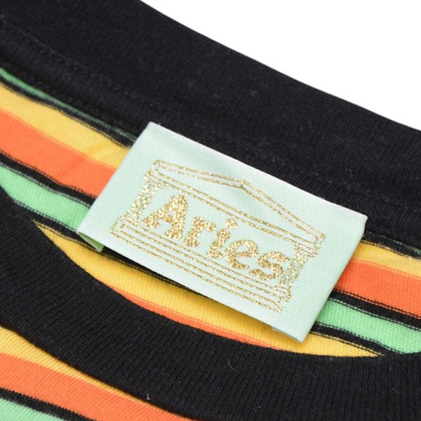 ARIES Striped Pocket LS Tee マルチボーダーロングスリーブTシャツ 古着・中古-6枚目のアイテム画像