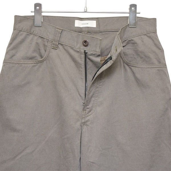 VUJA DE Tyler Wide-Leg Pants In Cotton Nep ワイドパンツ 012-1485-TP 古着・中古-4枚目のアイテム画像