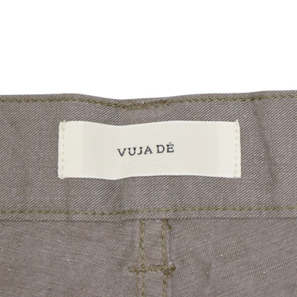 VUJA DE Tyler Wide-Leg Pants In Cotton Nep ワイドパンツ 012-1485-TP 古着・中古-6枚目のアイテム画像